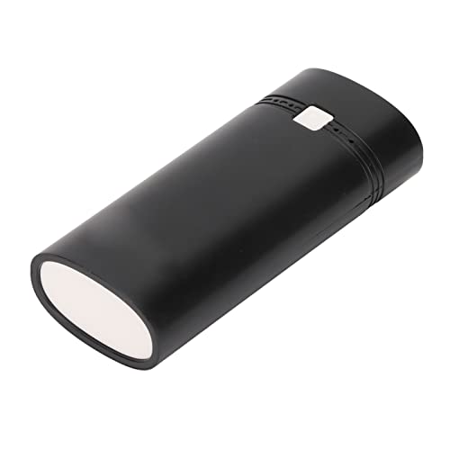 Portable Charge Power Bank, Universal DIY USB Power Bank Box 2x18650 Ladegerät Power Bank Shell, für Smartphone, MP3, MP4, Digitalkameras, Tablet PC (Schwarz) von ASHATA