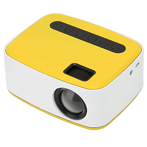 Projektor, 1080P-Unterstützung, Tragbarer Projektor, LED-WiFi-USB-Verbindung, 1080P, Eingebauter Lautsprecher, Tragbarer Projektor für Zuhause, Camping, Reisen Projektor, 1080P-Unterstützung, Tragbarer Projektor, LED-WiFi-USB-Verbindung, 1080P, Eingebauter Lautsprecher, Tragbarer Projektor für Zuhause, Camping, Reisen von ASHATA