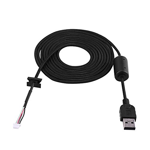Richer-R 2 Meter USB-Maus Kabel Ersatz Reparatur Zubehör für Logitech G9/G9X Game Mouse von ASHATA