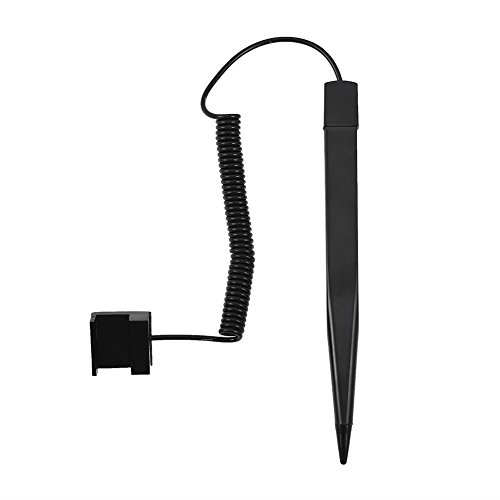 Richer-R Eingabestift Touchstift, Touch Pen Touchscreen Stift Stylus Kapazitive Touchstift, Tragbar Federdraht kapazitiven Touch Screen Eingabestift für Autonavigation POS oder Notebook Schwarz von ASHATA