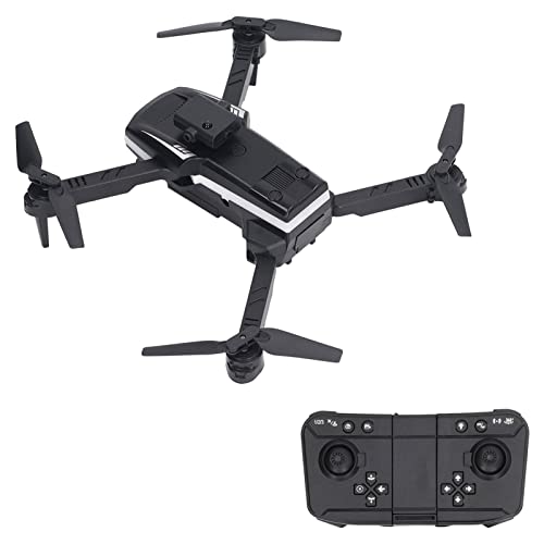 S162 RC-Drohne, 4K-HD-Kamera-Drohne, Hindernisvermeidung, WiFi-Drohne, Ferngesteuerter Quadrocopter mit 4K-HD-Dual-Kamera-LED-Grünlichtstreifen von ASHATA