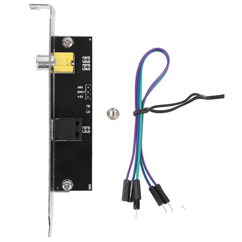 SPDIF Optical OutPlate Kabelhalterung, SPDIF Out Back Plate Kabelhalter für ASUS/für GIGABYTE/für MSI Motherboard von ASHATA