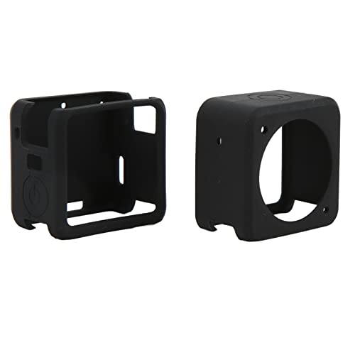 Schützende Kameratasche für DJI Action 2 Silikonhülle Cover Case Split Type Schutzhülle für DJI Action 2 Kamera (Schwarz) von ASHATA