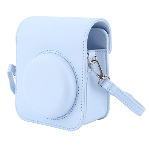 Schutzhülle für Fuji Instax 12 Kamera, 12 Kamera PU-Tasche mit Verstellbarem Schultergurt (Hortensie Blau) von ASHATA