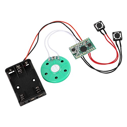 Soundmodul DIY Gruß-Modul,Wiederbespielbarer Stimm Soundaufzeichnungschip 30 Sekunden Grußkarte DIY, Voice Sound Chip Modul DIY Musik Audio Karte für Geschenk von ASHATA