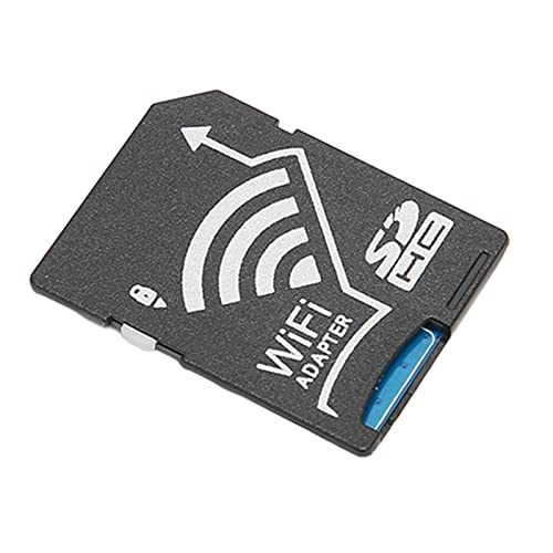 Speicherkartenadapter für TF auf SD-Karte, WLAN-Adapter, SD-WLAN-Speicherkarte, TF auf SD-Karte, WLAN-Adapter für die Drahtlose Übertragung von Kamerafotos an Telefone, Tablets, Anschluss von Bis zu 3 von ASHATA