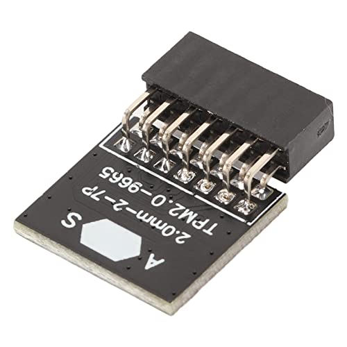 TPM 2.0 Modul, 14 Pin TPM Moduls Ystem für Z590 H570 Q570 B560 H510 und Andere Serien, für X570 B550 A520 Andere Serien von ASHATA