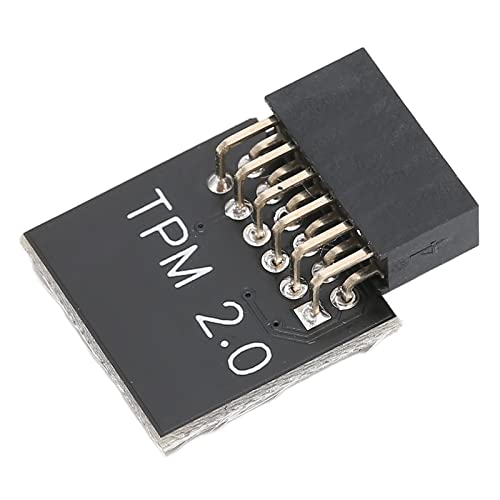 TPM 2.0-Verschlüsselungs-Sicherheitsmodul, Hochsicherheits-TPM 2.0-Remote-Karte, TPM-Prozessor TPM-Modul-Systemkomponenten für 12-Pin-SPI, Schwarz TPM 2.0-Verschlüsselungs-Sicherheitsmodul, Hochsicherheits-TPM 2.0-Remote-Karte, TPM-Prozessor TPM-Modul-Systemkomponenten für 12-Pin-SPI, Schwarz von ASHATA
