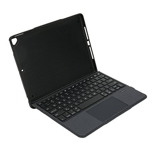 Tablet-Tastatur mit Schutzhülle, Tastatur für IOS-Tablet, Magnetisches, Hintergrundbeleuchtetes, Ergonomisches Trackpad, Typ C, Kabellose Tastatur für IOS Tablet Pro 10.5 10.2 Air von ASHATA