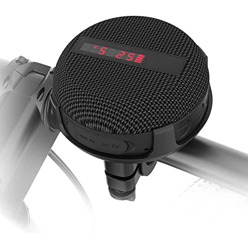 Tragbare Bluetooth-Lautsprecher, -Außenlautsprecher, Bluetooth 5.0-Fahrradlautsprecher, IP65-wasserdichter, Staubdichter Drahtloser Fahrradlautsprecher mit von ASHATA