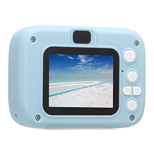 Tragbare Mini-Kleinkind-Digitalvideokamera mit Blitzlicht für Studenten und Teenager (Blau) Digitalkamera, Kinderkamera 2 Zoll 20 MP Dual Front Rear Kameras von ASHATA