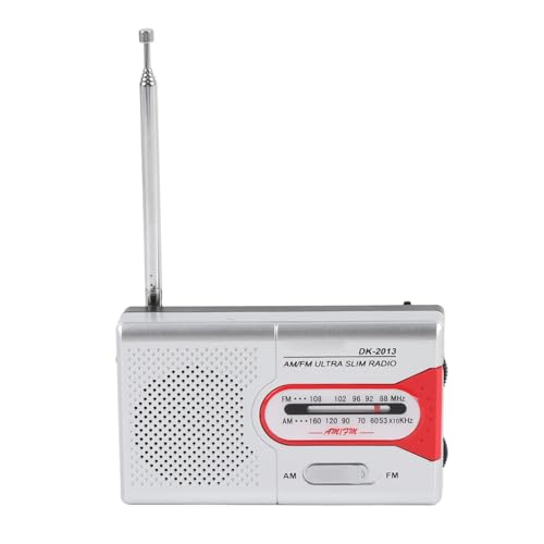 Tragbares Radio AM FM, Transistor Radio, Batteriebetriebener Batterie, Batterie Nicht Inbegriffen, mit Lautsprecher und Kopfhörerbuchse für den Innen und Notfallgebrauch zu Hause Tragbares Radio AM FM, Transistor Radio, Batteriebetriebener Batterie, Batterie Nicht Inbegriffen, mit Lautsprecher und Kopfhörerbuchse für den Innen und Notfallgebrauch zu Hause von ASHATA