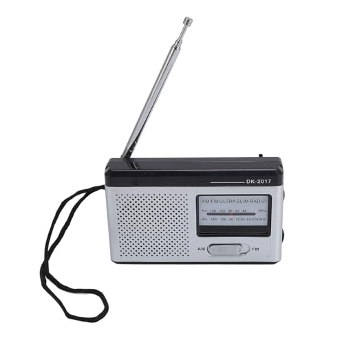 Tragbares Radio AM FM, Transistor Radio, Kompakte Funkgeräte mit Einem Kopfhörerbuchse in Eingebauten Lautsprecher, 2 X AA Batterie, Batterie Nicht Inbegriffen, für den Notfall Tragbares Radio AM FM, Transistor Radio, Kompakte Funkgeräte mit Einem Kopfhörerbuchse in Eingebauten Lautsprecher, 2 X AA Batterie, Batterie Nicht Inbegriffen, für den Notfall von ASHATA