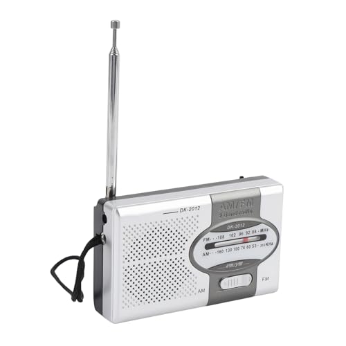 Tragbares Radio AM FM, Transistor Radio mit Lautsprecher und Kopfhörerbuchse, Batteriebetriebener Batterie, Nicht Inbegriffen, Geeignet für Innen, Außen und Notfallgebrauch Tragbares Radio AM FM, Transistor Radio mit Lautsprecher und Kopfhörerbuchse, Batteriebetriebener Batterie, Nicht Inbegriffen, Geeignet für Innen, Außen und Notfallgebrauch von ASHATA