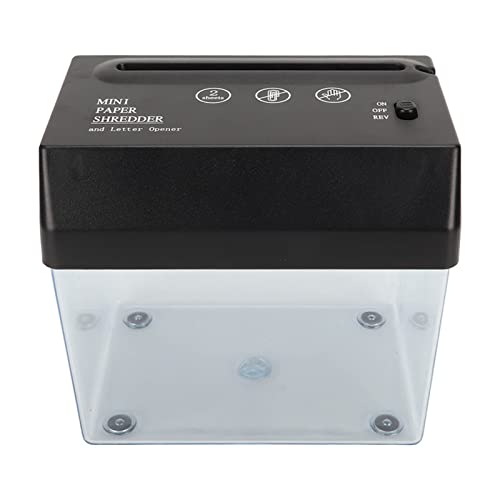 USB-Aktenvernichter, Kreuzschnitt-Papier- und Kreditkarten-Aktenvernichter, Universelle -Akku-USB-betriebene Papierschneidemaschine für Büro, Schule, Zuhause von ASHATA