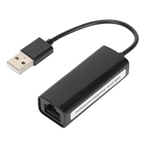 USB-C-auf-Ethernet-Adapter, 100 Mbit/s Typ C auf RJ45-Gigabit-Ethernet-LAN-Netzwerkadapter, Kompatibel mit Switch/für WiiU/für MacBook/für Windows/für MacOS von ASHATA