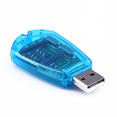 USB-SIM-Kartenleser, SIM-Kartenleser USB GSM CDMA Handy SMS Backup Clone Writer von ASHATA