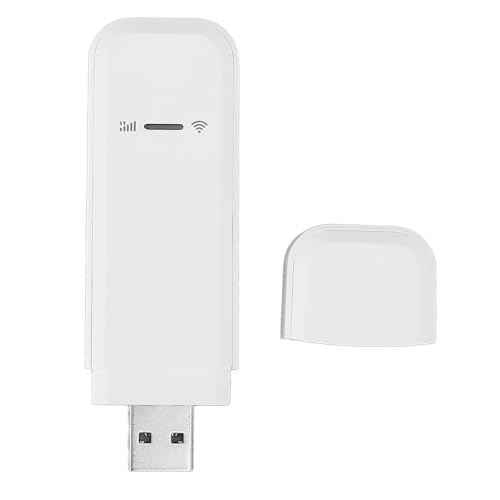 USB-WLAN-Adapter, 4G-Netzwerkadapter, USB-WLAN-Dongle mit SIM-Kartensteckplatz, Unterstützt 10 Geräte mit Bis zu 150 MBit/s, 4G LTE-WLAN-Modem, Tragbarer WLAN-Hotspot-Router von ASHATA