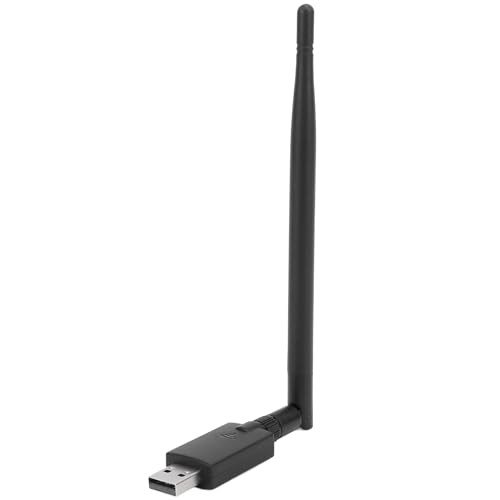USB WLAN Adapter für PC, USB WLAN Dualband Netzwerkadapter mit 2,4 G 5 G 5 DBi High Gain Antenne, WiFi6 BT 5.3 Wireless Netzwerkkarte für PC Desktop von ASHATA