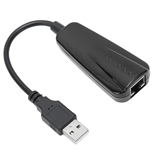 USB zu RJ45 LAN Gigabit Ethernet Adapter 10/100Mbps Netzwerkadapter USB 2.0 zu RJ45 LAN Konverter für Windows für Linux für Mac von ASHATA