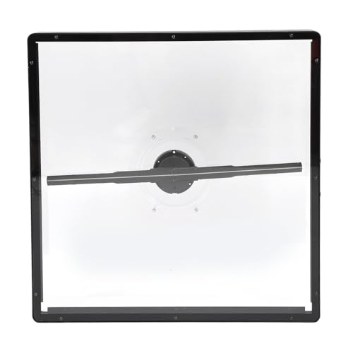 Upgrade 3D Hologramm Werbedisplay Lüfter 17,7 Zoll, 576 LED Perlen 2000 X 1152 LED Licht 3D Hologramm Projektorlüfter mit Transparenter Acrylabdeckung für Unternehmen (EU) von ASHATA