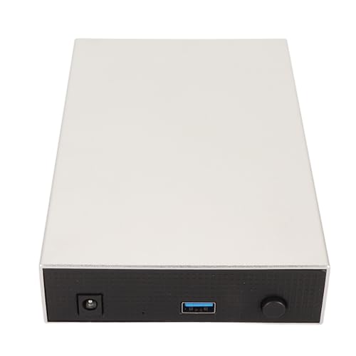 Vertikales Externes Festplatten-Docking, 3,5-Zoll-externes Festplattengehäuse, Aluminiumlegierung, USB 3.0 auf Mobile Festplatte für PC, TV, Desktop, Laptop (-2612230398026) von ASHATA