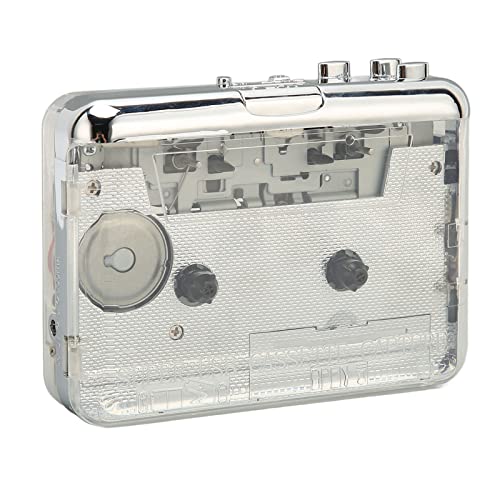 Vintage-Kassettenrecorder, Tragbarer Walkman-Kassettenrecorder, Auto-Reverse, Audio-Musikkassetten-zu-Digital-Konverter-Player mit 3,5-mm-Kopfhöreranschluss von ASHATA
