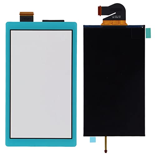 für Switch Lite Bildschirm Ersatz-LCD-Display-Panel-Reparaturteile,LCD-Flüssigkristall-Display und Digital-Touchscreen,Ersatz-Reparatur-Werkzeug-Kit(Blau) von ASHATA