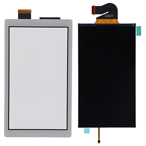 für Switch Lite Bildschirm Ersatz-LCD-Display-Panel-Reparaturteile,LCD-Flüssigkristall-Display und Digital-Touchscreen,Ersatz-Reparatur-Werkzeug-Kit(grau) von ASHATA