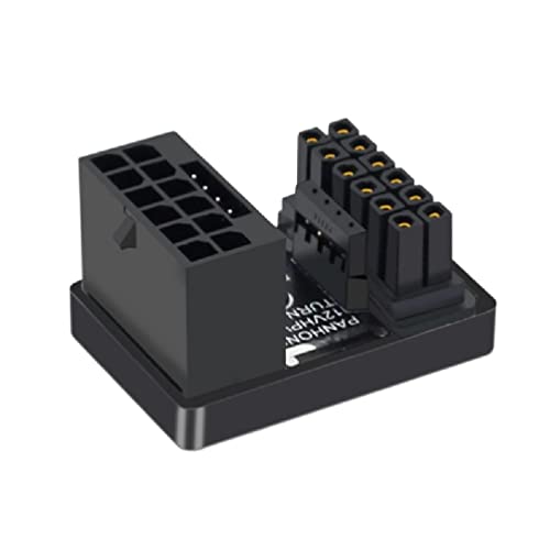 ASHLUYAK Grafikkarte GPU-Netzteiladapter 180-Grad-U-Turn-Anschluss 12 + 16P auf 16P für Desktop-Chassis-Kartenkabel PH316 GPU PCIe5.0 16Pin auf 16P U-Turn von ASHLUYAK