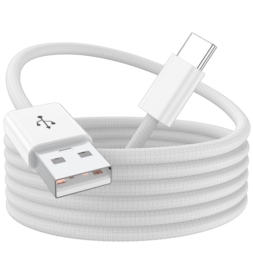 2Meter USB C Ladekabel Carplay für iPhone 16 Pro 5G,USB C Kabel Datenkabel Typ C Nylon 18W für iPhone 15 Pro Max 16 Plus Galaxy A55 A35 A34 A54 A53 Samsung S24 FE S23 Ultra Pixel 9 Pro 8a Android Auto von ASKUBSKU