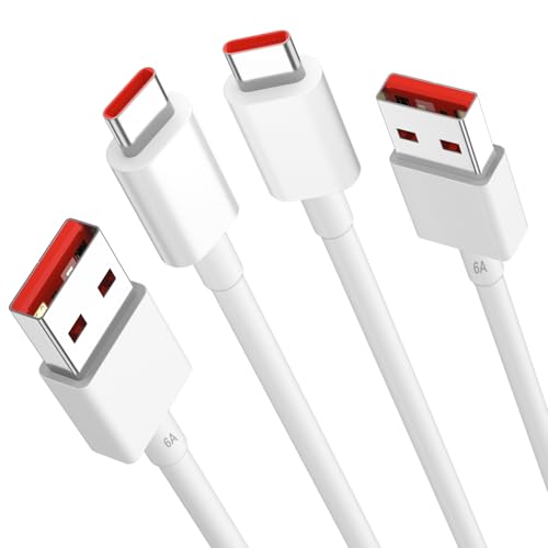3 m 2Stück USB C Kabel 120W für Xiaomi 15 Ultra 14T 13T 12T 11T Pro,67W 6A Ladekabel Schnellladekabel Turbo Charging Datenkabel für Xiaomi Pad 7 6 5 Redmi Note 14 13 12 Pro+ 11S Mi POCO X7 Pro X6 X5 von ASKUBSKU