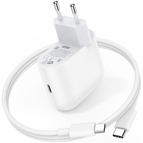 45W Ladegerät USB C und 1,8 Meter Kabel für Google 9 Pro Fold Pixel 9 Pro XL 5G Pixel 8 8a 7 6,Schnelllade Adapter USB C Netzteil mit Typ C Ladekabel für iPhone 16 15 Galaxy A36 Samsung A56 Pad Tablet von ASKUBSKU