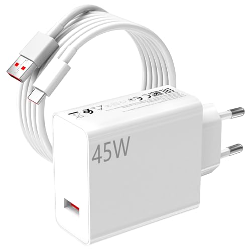 45W Ladegerät mit USB C Kabel für Xiaomi Redmi Note 14 Pro 5G 6A Super Turbo Charge Schnelllade Adapter USB Netzteil 2 Meter Ladekabel Typ C für Xiaomi Poco X7 M7 Pro M6 Mi Pad 7 6 5 Mi Redmi K80Pro 45W Ladegerät mit USB C Kabel für Xiaomi Redmi Note 14 Pro 5G 6A Super Turbo Charge Schnelllade Adapter USB Netzteil 2 Meter Ladekabel Typ C für Xiaomi Poco X7 M7 Pro M6 Mi Pad 7 6 5 Mi Redmi K80Pro von ASKUBSKU