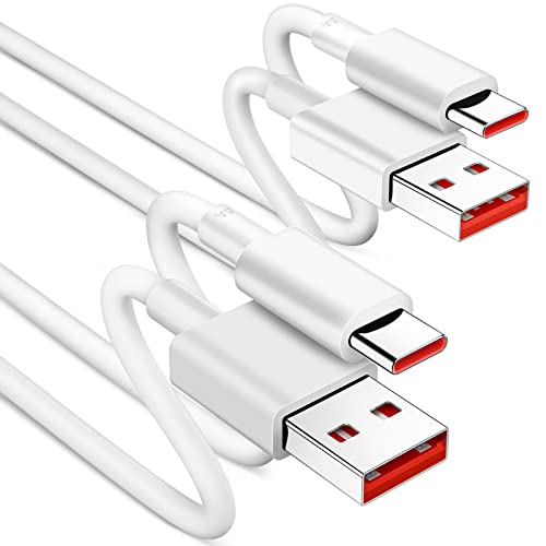 USB C Kabel 2M 2Stück,120W 6A Ladekabel für Xiaomi 13T 12T 11T Pro, 67W Schnellladekabel Turbo Charging Datenkabel für Xiaomi 13 12 Lite,Redmi Note 13 12 Pro+ 11 11S 10 Pro,Mi 11 Ultra 10T,POCO X6 X5 von ASKUBSKU