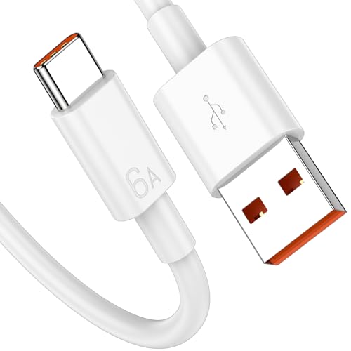 USB C Kabel für Honor X8b 90 Lite 5G,Schnellladung 100W 6A USB C Ladekabel 1M,Typ C Datenkabel für Honor Magic 6 Pro 6 Lite Honor 200 Pro 200 Lite Honor Pad X8a 9 Huawei FreeBuds SE 2 5I Pro 3 MatePad von ASKUBSKU