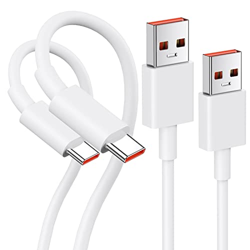 USB C Kabel für Redmi Note 13 12 Pro+ 11 10 Pro 11S, 120W 6A USB C Ladekabel Schnell Aufladen Fast Charge USB auf USB C Datenkabe 1M Turbo Charge für Xiaomi 14 13 Pro 12T 11 Lite POCO X6 Pro X5,2Stück von ASKUBSKU