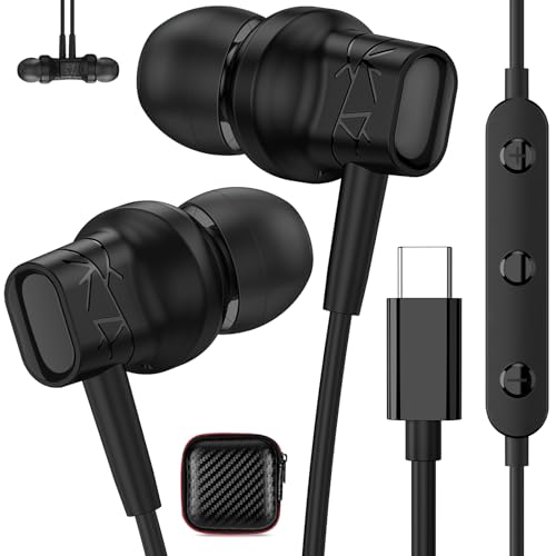 USB C Kopfhörer mit Kabel für iPhone 16 16e 15 Pro HiFi Stereo Magnetisch In Ear Ohrhörer Mikrofon Typ C Headset USB C Anschluss für Samsung Galaxy A35 A55 A34 A54 A26 5G S24 S25 Xiaomi 14T 13 Pixel 9 USB C Kopfhörer mit Kabel für iPhone 16 16e 15 Pro HiFi Stereo Magnetisch In Ear Ohrhörer Mikrofon Typ C Headset USB C Anschluss für Samsung Galaxy A35 A55 A34 A54 A26 5G S24 S25 Xiaomi 14T 13 Pixel 9 von ASKUBSKU