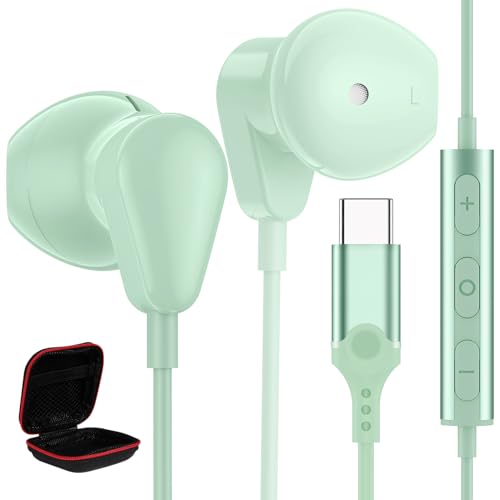 USB C Kopfhörer für Samsung A26 A16 5G A36 A56 A55 A35 Galaxy A54 A34,In Ear Typ C Headset USB C Anschluss Ohrhörer mit Kabel Mikrofon für Google 9 Pro 8a Pixel 7 iPhone 16 15 iPad Xiaomi 14T 13 Honor USB C Kopfhörer für Samsung A26 A16 5G A36 A56 A55 A35 Galaxy A54 A34,In Ear Typ C Headset USB C Anschluss Ohrhörer mit Kabel Mikrofon für Google 9 Pro 8a Pixel 7 iPhone 16 15 iPad Xiaomi 14T 13 Honor von ASKUBSKU