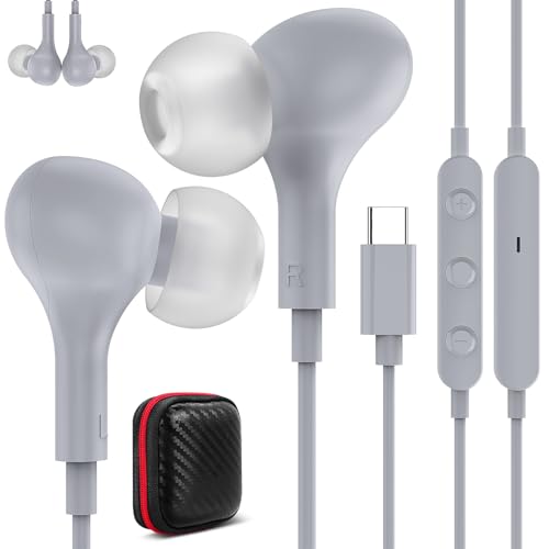 USB C Kopfhörer für Samsung A35 A55 A26 A16 5G A54 A34 Galaxy S24FE,In Ear Headset USB C Anschluss mit ENC Mikrofon Geräuschabschirmung Typ C Ohrhörer mit Kabel für iPhone 16e 15 Pixel 9 8a Xiaomi 14T USB C Kopfhörer für Samsung A35 A55 A26 A16 5G A54 A34 Galaxy S24FE,In Ear Headset USB C Anschluss mit ENC Mikrofon Geräuschabschirmung Typ C Ohrhörer mit Kabel für iPhone 16e 15 Pixel 9 8a Xiaomi 14T von ASKUBSKU