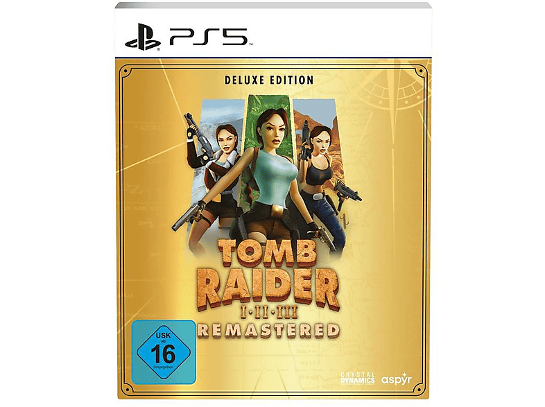 Tomb Raider I-III Remastered Starring Lara Croft: Deluxe Edition - [PlayStation 5] von ASPYR
