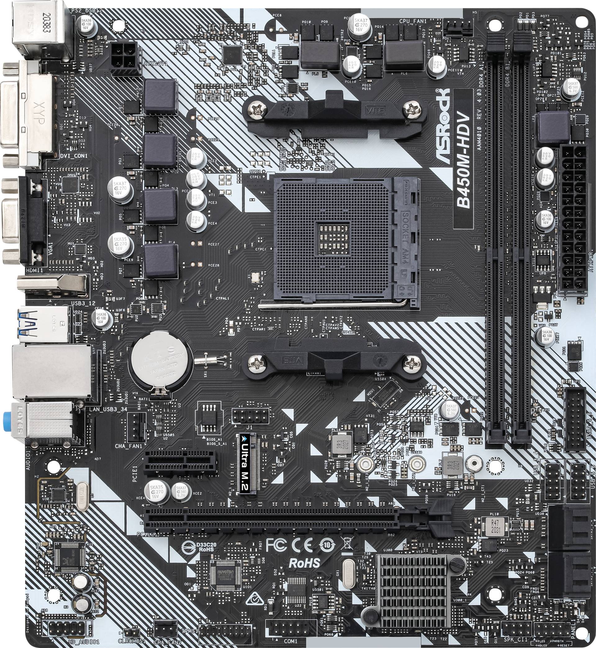 ASR 90MXB9N0 - ASRock B450M-HDV R4.0 (AM4) von ASRock