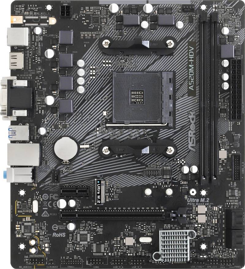 ASR 90MXBE50 - ASRock A520M-HDV (AM4) von ASRock