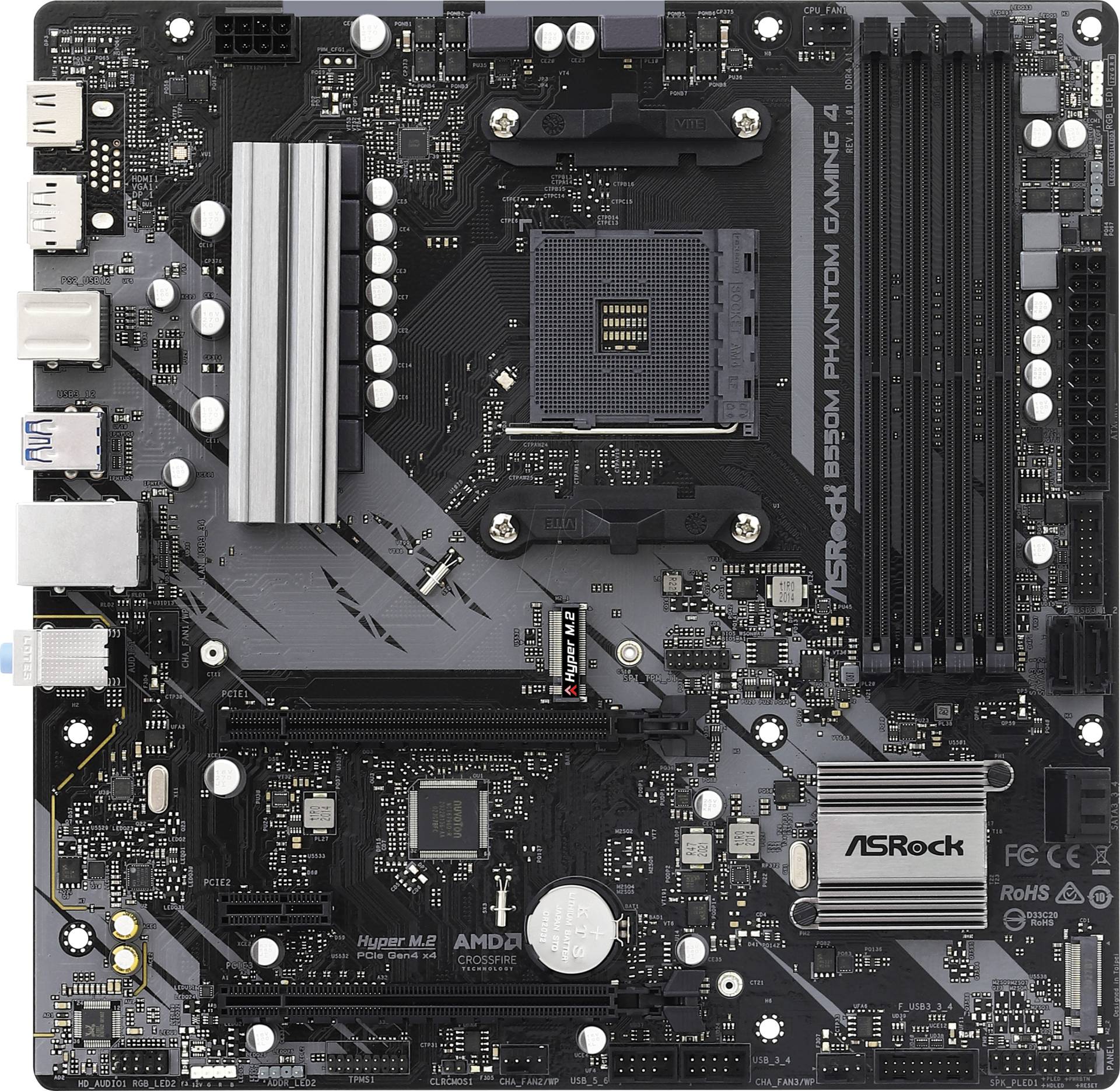 ASR 90MXBE90 - ASRock B550M Phantom Gaming 4  (AM4) von ASRock