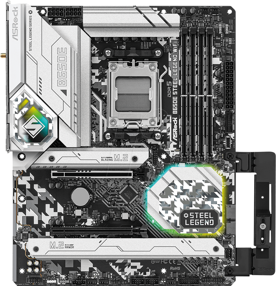 ASR 90MXBJY0 - ASRock B650E Steel Legend WiFi (AM5) von ASRock