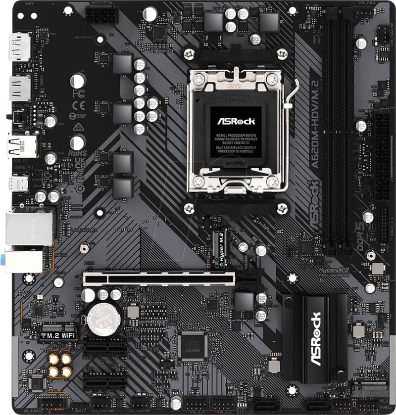 ASR 90MXBLL0 - ASRock A620M-HDV/M.2 (AM5) von ASRock