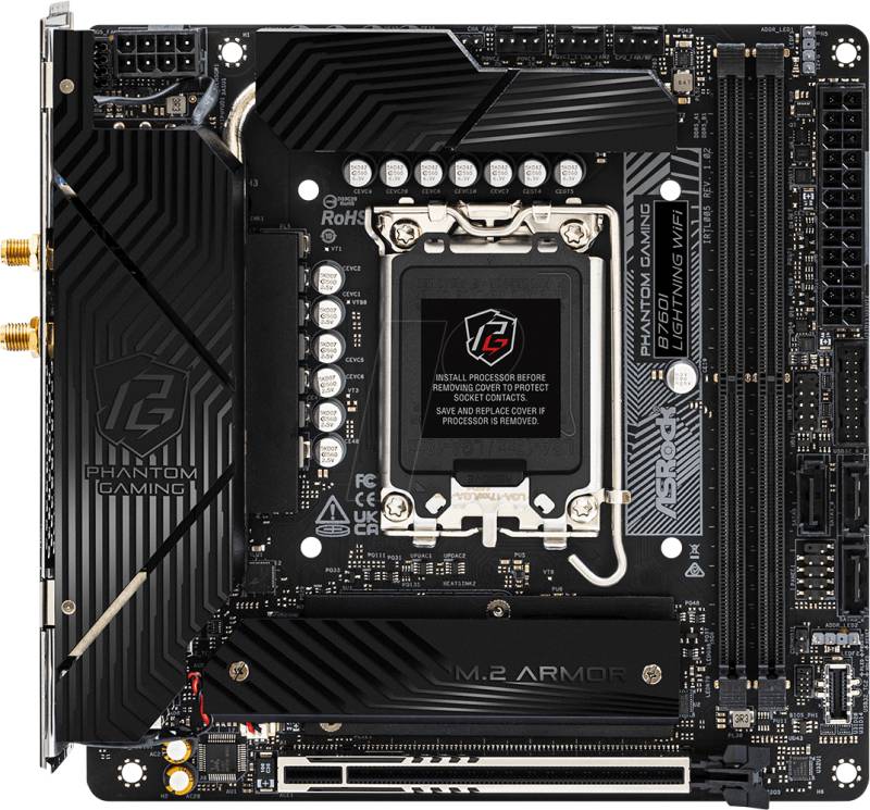 ASR 90MXBNN0 - ASRock B760I PG Lightning WIFI (1700) von ASRock