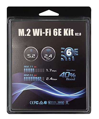 ASROCK Deskmini M.2 WiFi6E Kit R2.0 (AX210) (90-BXG3R0-A0XCR3W) von ASRock