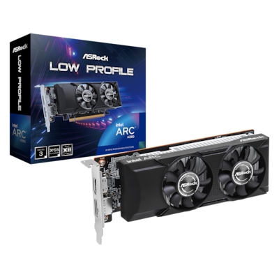 ASROCK Intel Arc A380 Low Profile 6GB OC Grafikkarte 6GB GDDR6 HDMI,  DP von ASRock