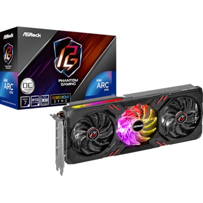 ASROCK Intel Arc A770 Phantom Gaming 16GB OC Grafikkarte 16GB GDDR6 HDMI, 3x DP von ASRock